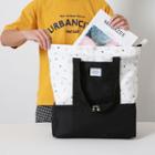 Printed Panel Insulated Tote Bag