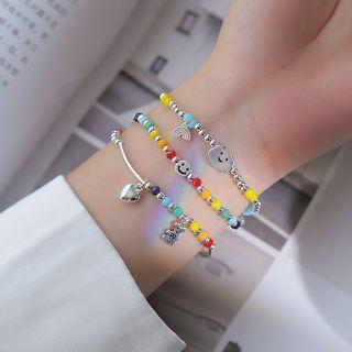 Color Block Bead Bracelet