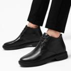 Hidden Wedge Genuine-leather Casual Shoes