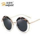 Cut Out Round Sunglasses