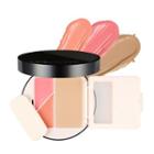 Vdl - Mule Ultimate Cover Palette: Foundation Balm 13g + Blusher 2pcs #m02