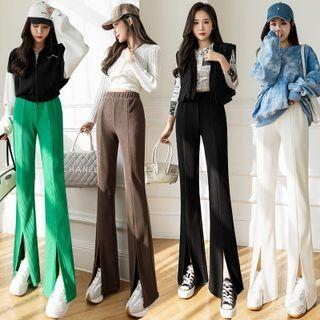 Flared Slit Pants