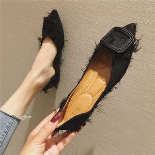 Buckled Feathered Flats