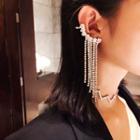 Rhinestone Fringed Earring 1 Pc - Left Ear Earring - One Size