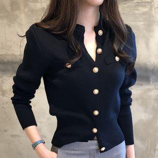 Faux-pearl Detail Cardigan