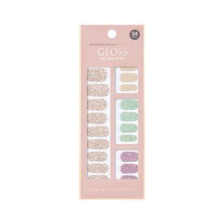 Missha - Dashing Diva Magic Gloss Nail Gel Strip - 5 Types #19 Fruits Powder
