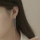 925 Sterling Silver Chain Fringed Earring