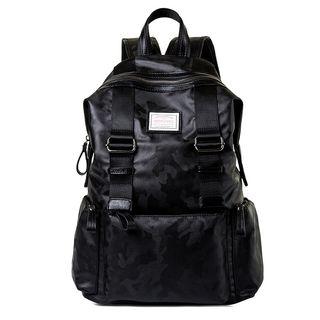 Lightweight Camo Backpack Black - One Size