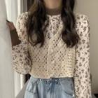 Floral Top / Cutout Tank Top Vest