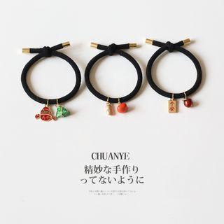 Alloy Pendant Hair Tie (various Designs)
