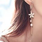 Alloy Flower Fringed Earring