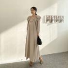 Frilled Two-way Maxi Dress