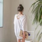 Strappy V-neck M Lange T-shirt Dress