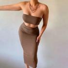 Tube Top / Fitted Skirt / Set