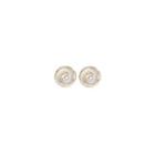 Flower Faux Pearl Alloy Earring 1 Pair - E3936-2 - Silver & White - One Size
