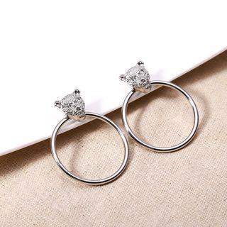 Tiger Hoop Earring