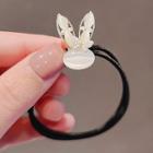 Rabbit Hair Tie Ly2195 - White - One Size