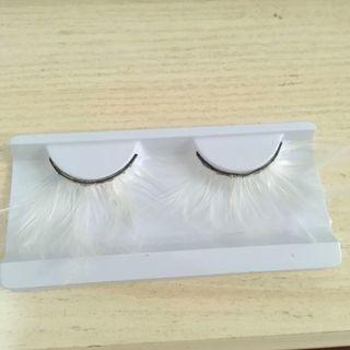 Colored Feather Eyelashes