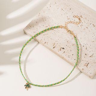 Tree Pendant Choker Na290-01 - One Size
