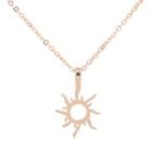 Sun Necklace Gold - One Size