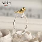 925 Sterling Silver Bird Open Ring As Shown In Figure - One Size