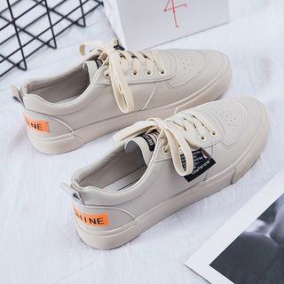 Letter Tag Sneakers