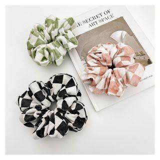 Chessboard Print Hair Tie