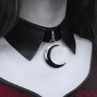 Faux Leather Choker Black - One Size