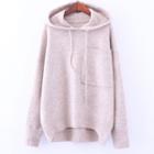Knit Hoodie Gray - One Size
