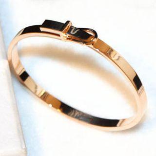 Belt Alloy Bangle Gold - One Size