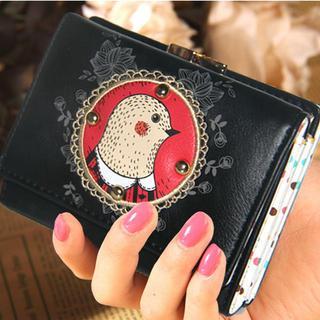 Groundhog Print Tri-fold Short Wallet