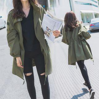 Dolman-sleeve Parka