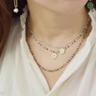 Daisy Pendant Bead Choker / Necklace