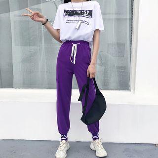 Printed Short-sleeve T-shirt / Sweatpants