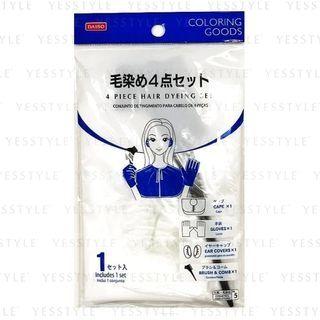 4 Piece Hair Dyeing Set 1 Set