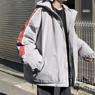 Striped Hooded Parka