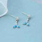 Fishtail Drop Earring 1 Pair - Silver - One Size