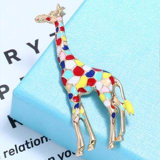 Giraffe Chain Brooch As Shown In Figure - One Size