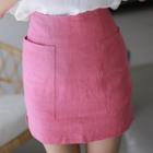 Linen H-line Miniskirt