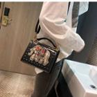 Elephant Embroidery Shoulder Bag