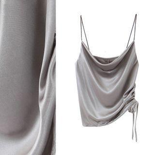 Spaghetti Strap Drawcord Top