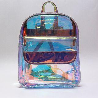 Transparent Lightweight Backpack Transparent Lightweight Backpack - One Size