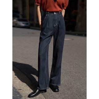 High Waist Stitch Jeans