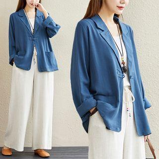 Frog Button Blazer