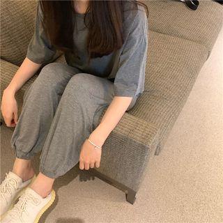 Crop Sweatpants / T-shirt