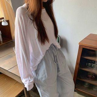 Raglan-sleeve Oversized M Lange T-shirt