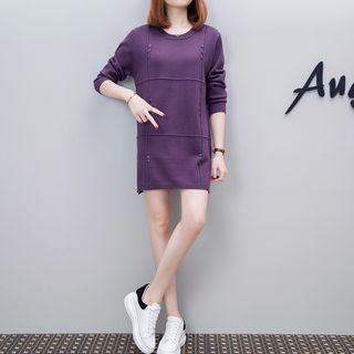 Buttoned Long Sweater