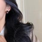 Glaze Alloy Earring 1 Pr - Purple - One Size