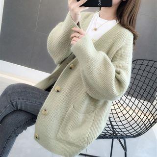 Oversized Buttoned Cardigan