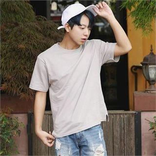 Couple Round-neck Cotton T-shirt